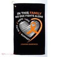 Family Fight Leukemia Awareness Products Gift Golf Towel thumb 0