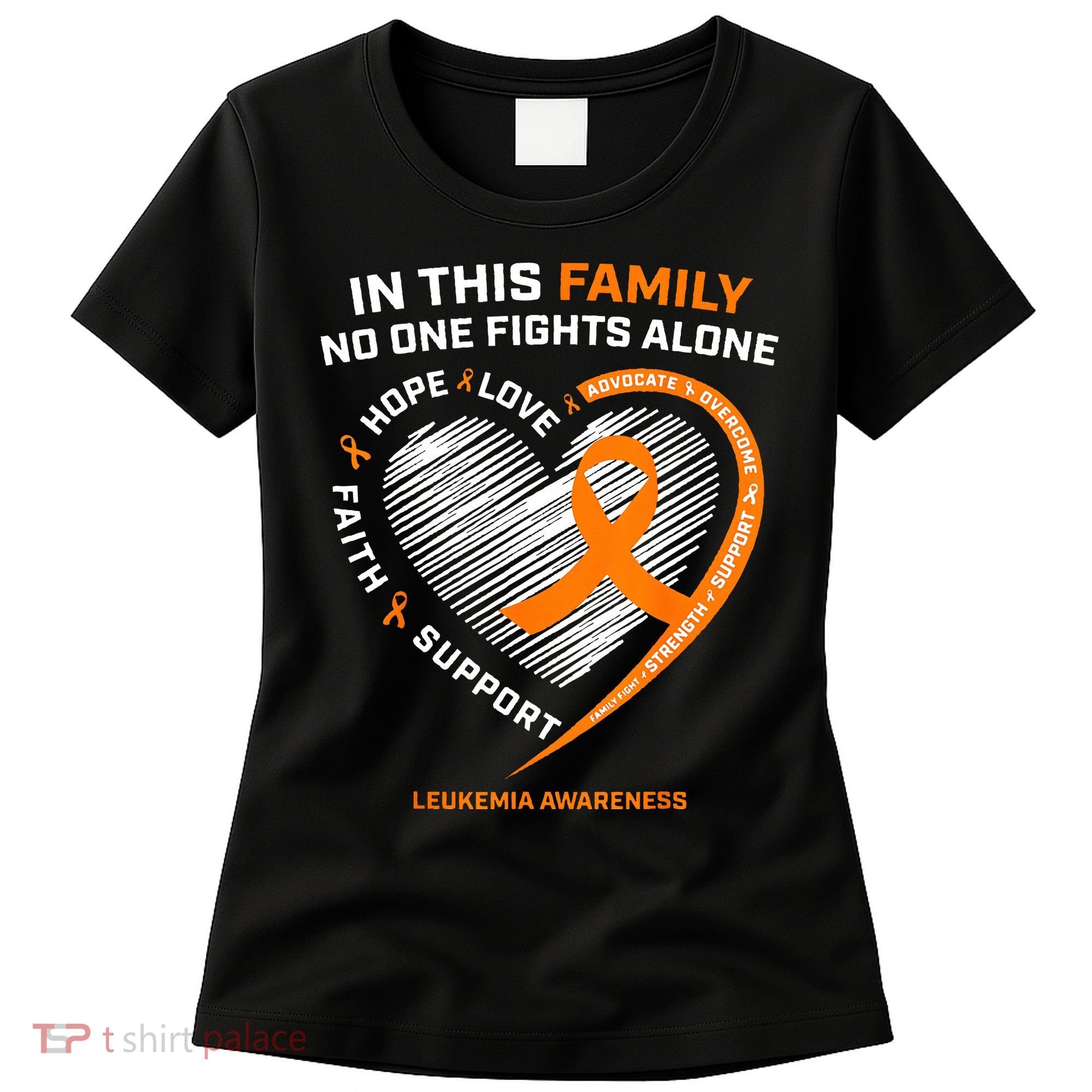 Family Fight Leukemia Awareness Products Gift Women's T-Shirt