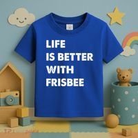 Funny Frisbee Life Is Better With Frisbee Funny Gift Toddler T-Shirt thumb 3