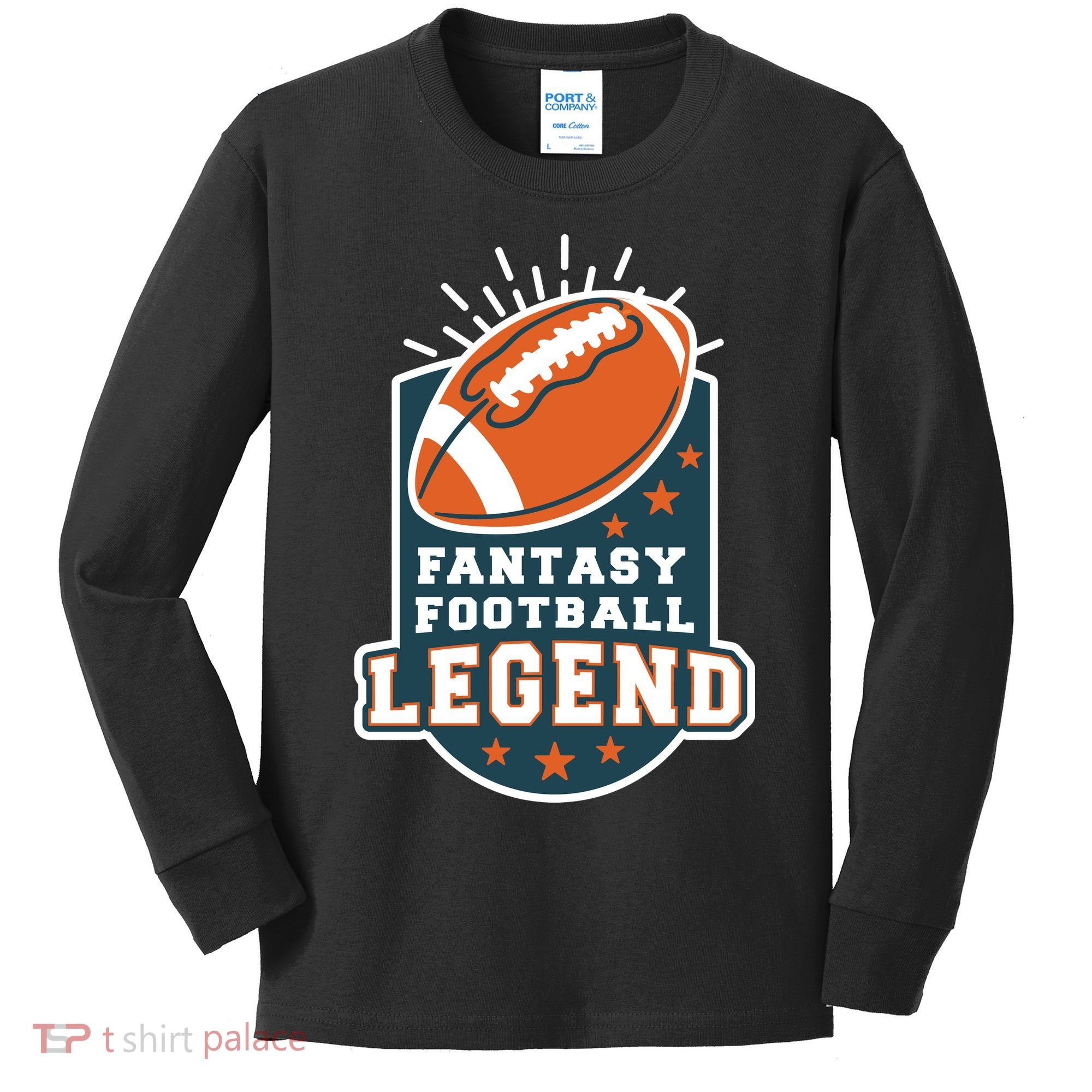 Fantasy Football Legend Kids Long Sleeve Shirt