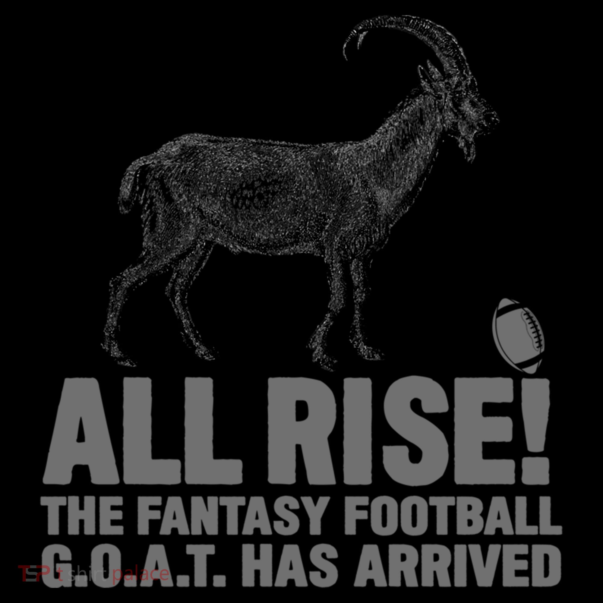 Fantasy Football League Funny Draft All Rise GOAT Champion  Coffee Mug