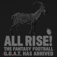 Fantasy Football League Funny Draft All Rise GOAT Champion  Women's Tank Top thumb 5