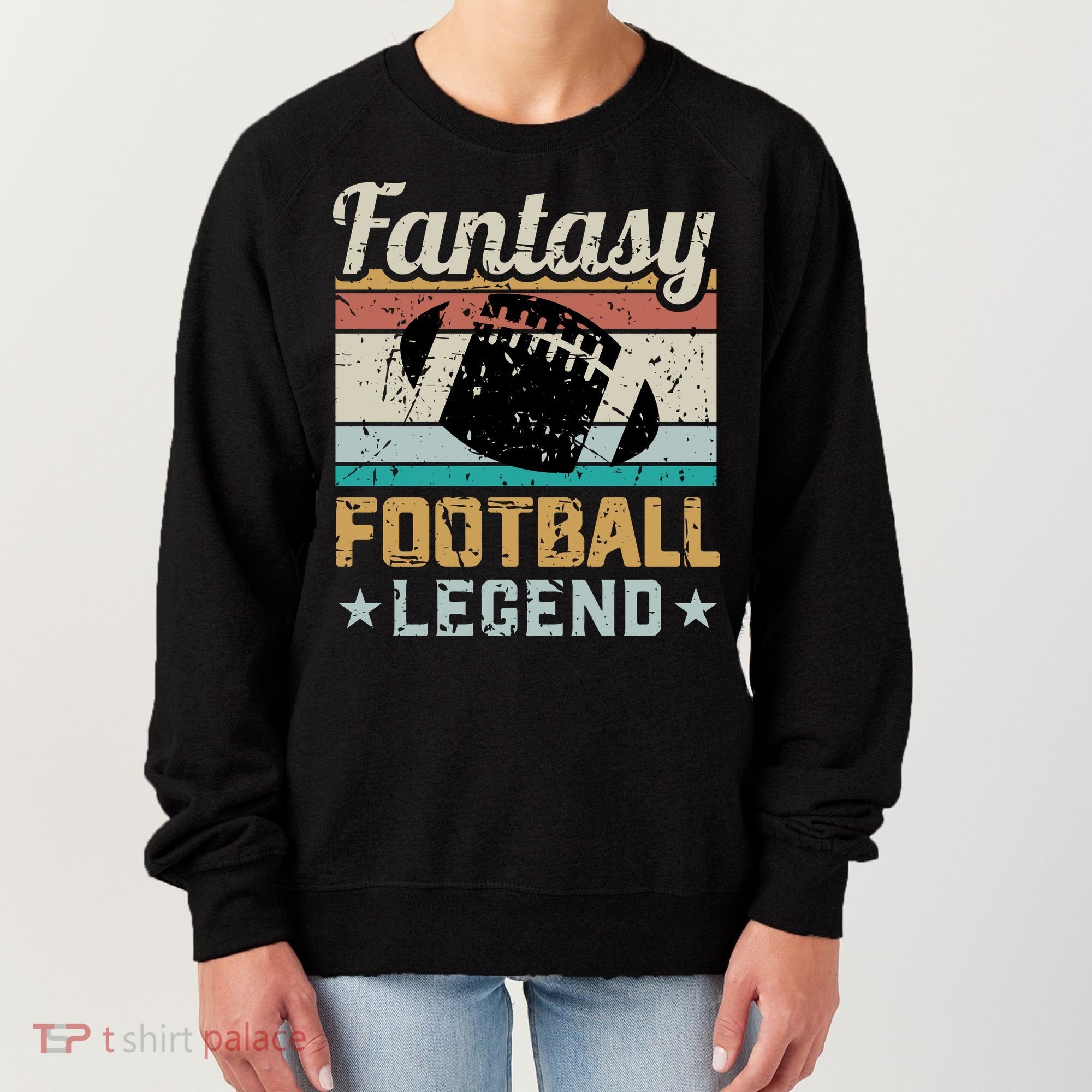 Fantasy Football Legend Retro Style Women's Sweatshirt