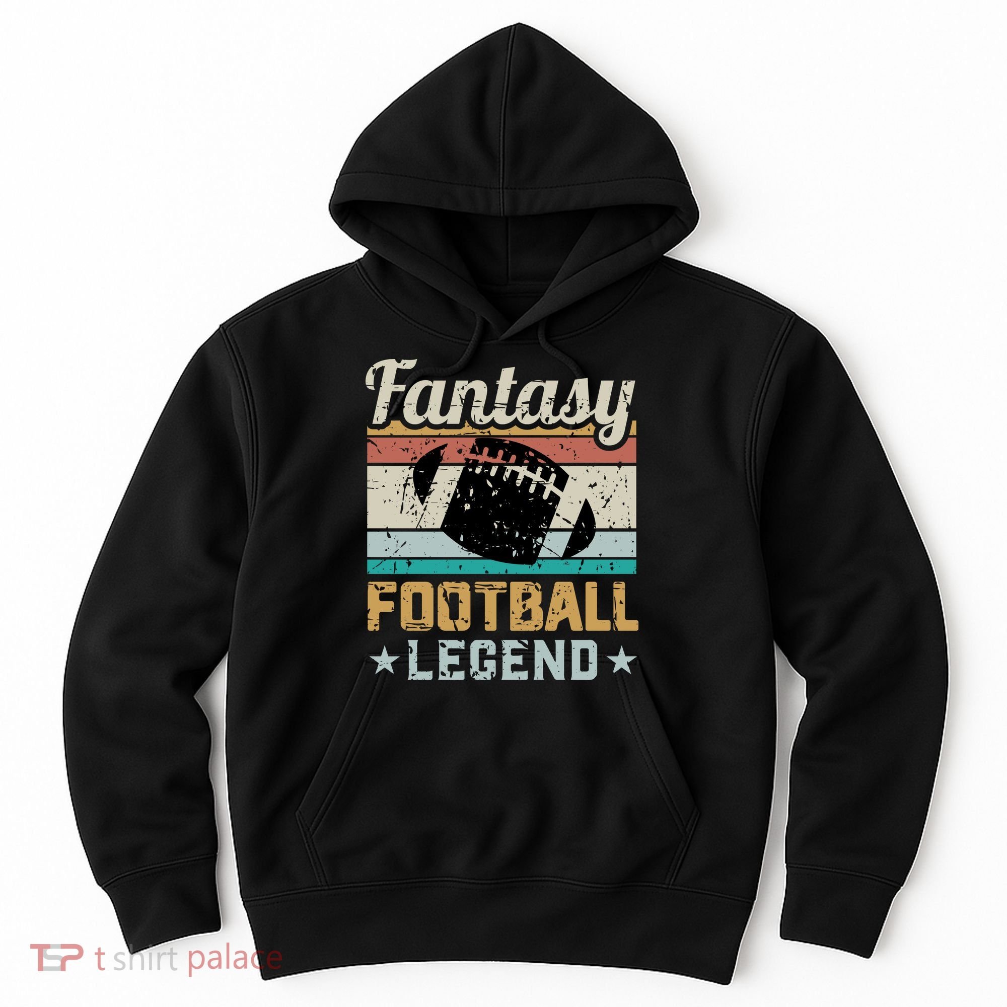 Fantasy Football Legend Retro Style Hoodie