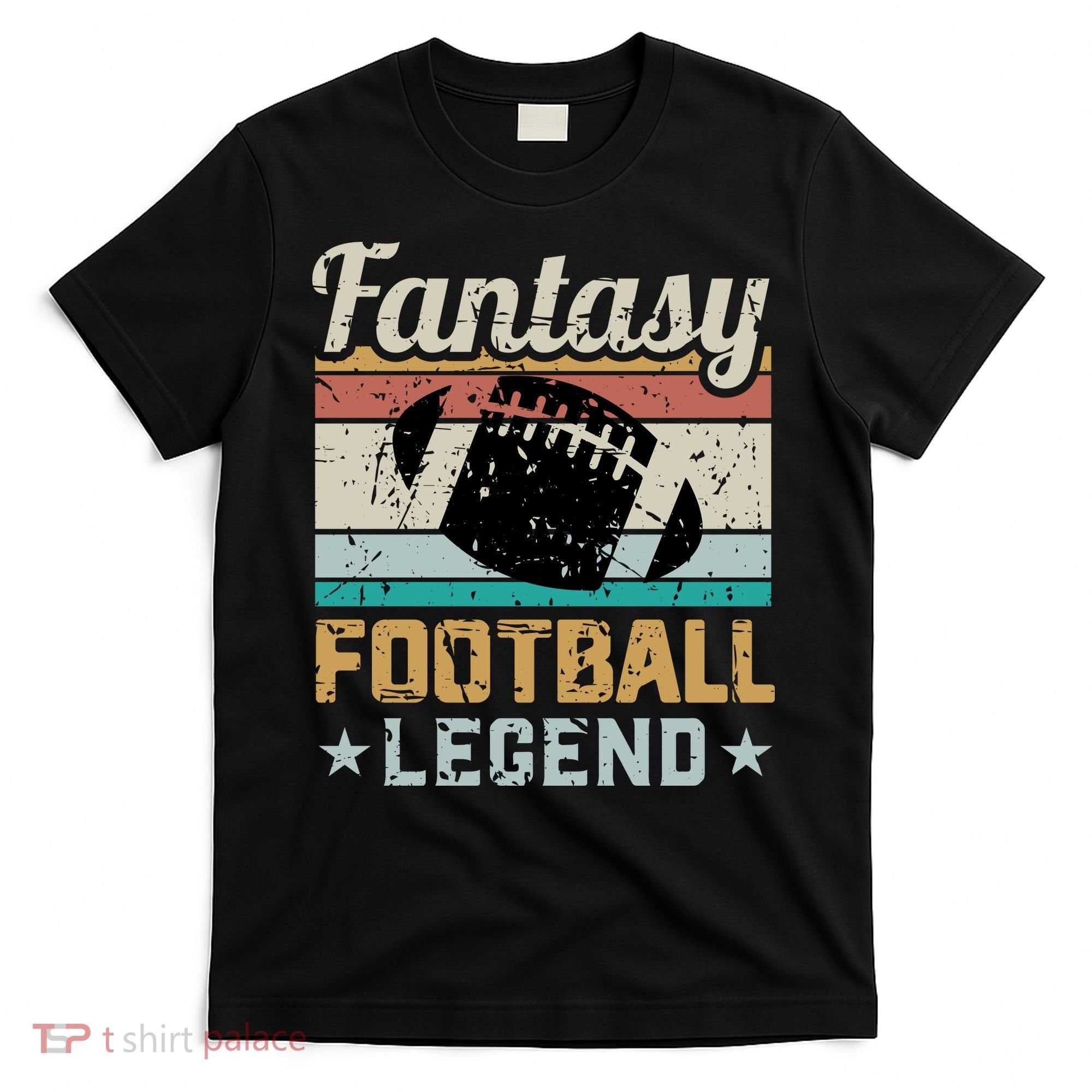 Fantasy Football Legend Retro Style T-Shirt