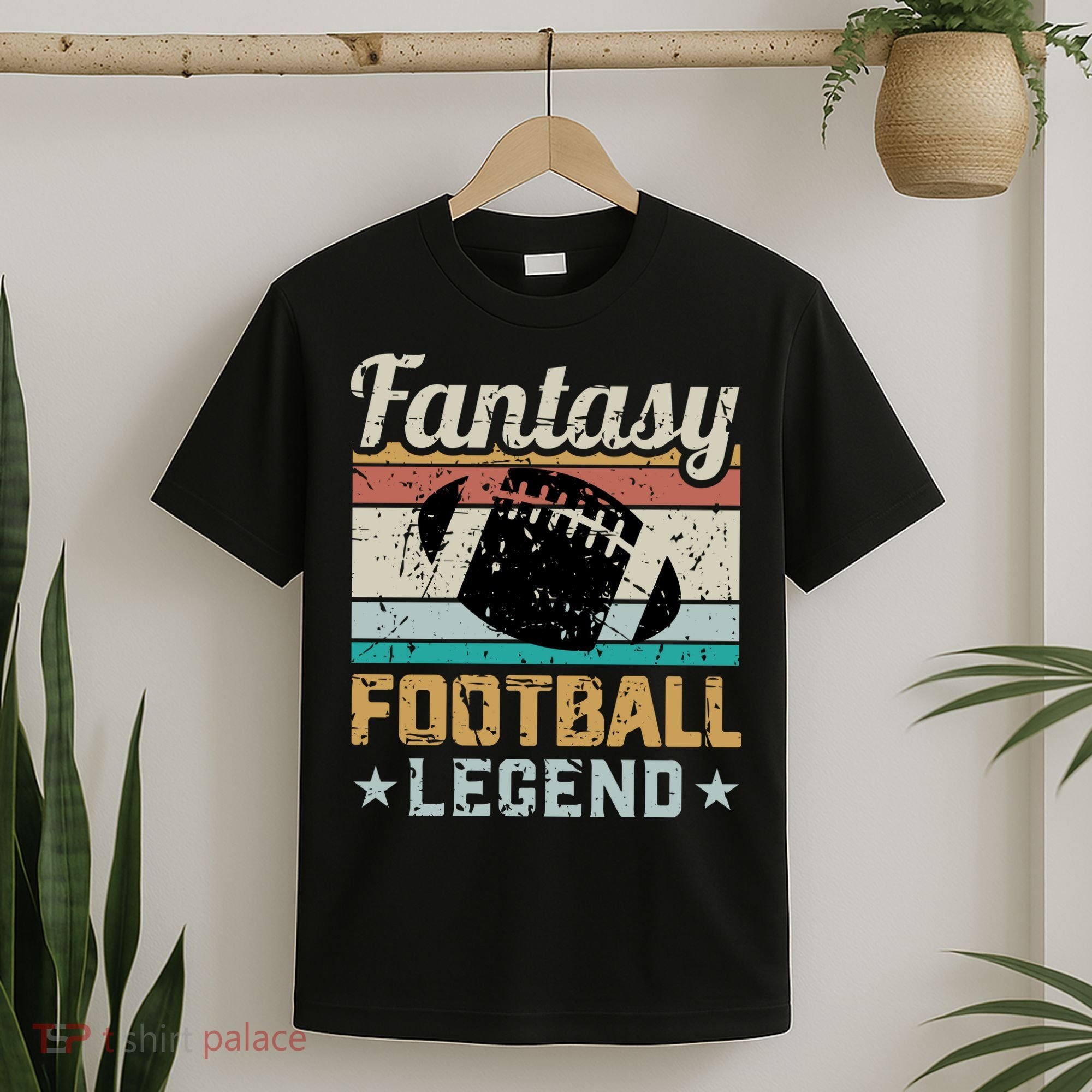 Fantasy Football Legend Retro Style T-Shirt