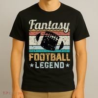 Fantasy Football Legend Retro Style T-Shirt thumb 3
