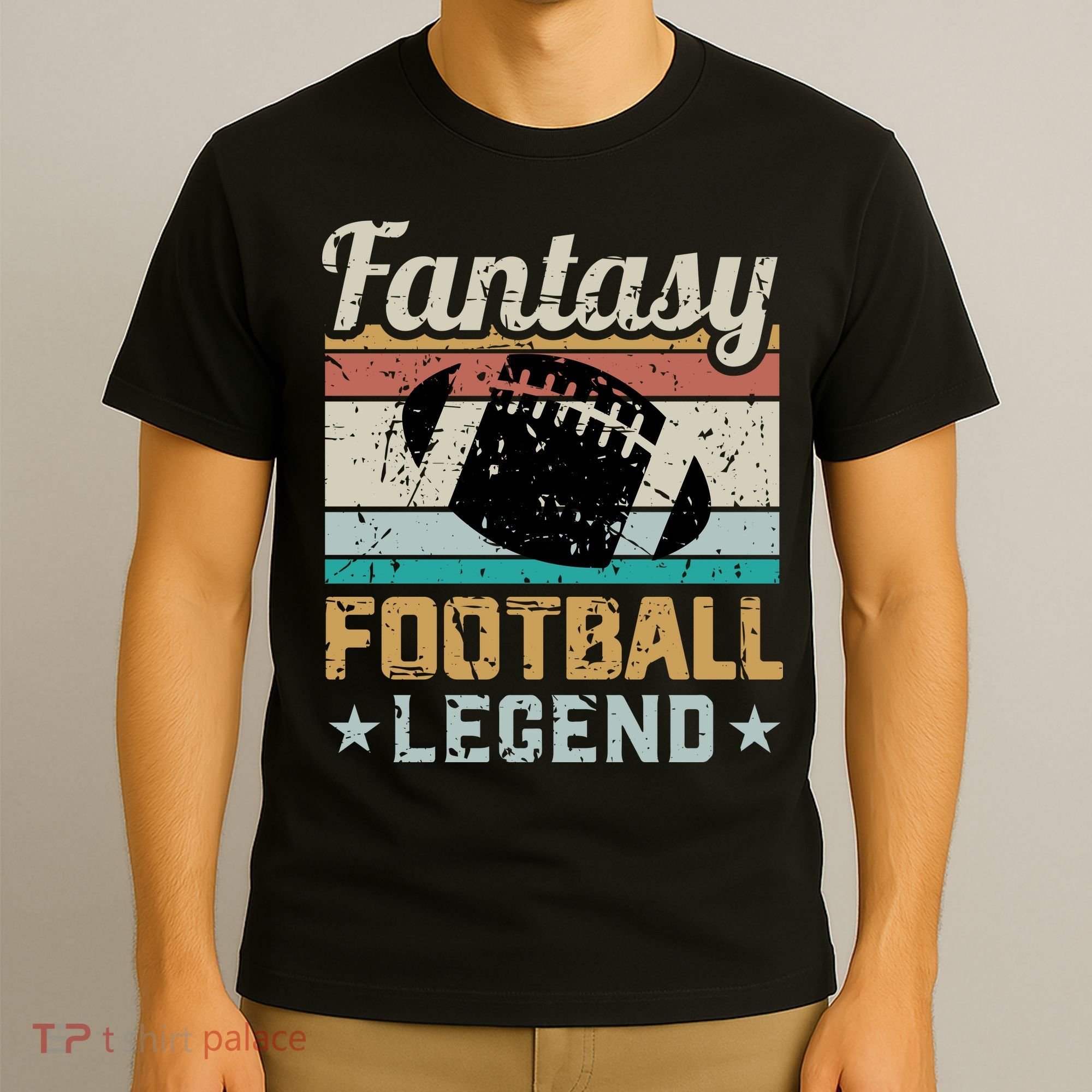 Fantasy Football Legend Retro Style T-Shirt