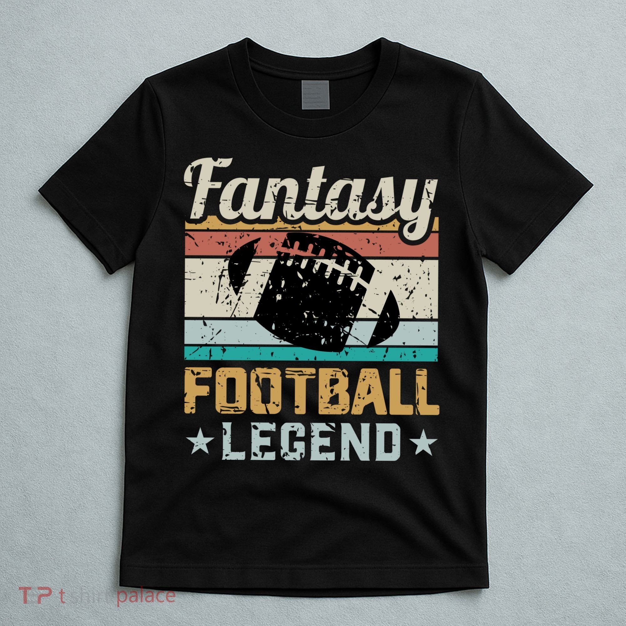 Fantasy Football Legend Retro Style T-Shirt