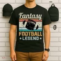 Fantasy Football Legend Retro Style T-Shirt thumb 6