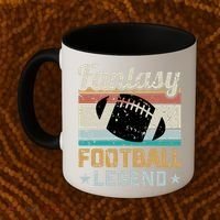 Fantasy Football Legend Retro Style Coffee Mug thumb 2