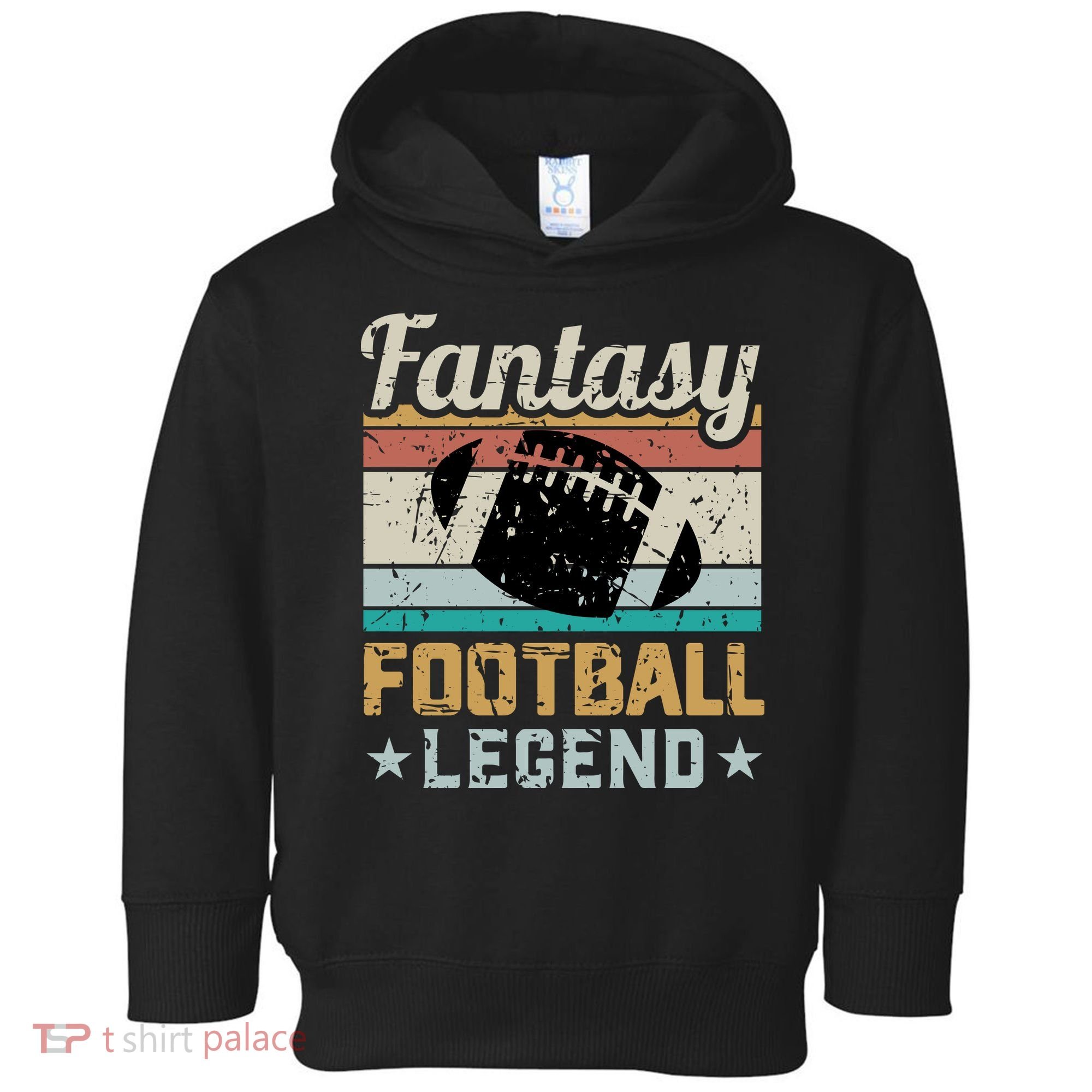 Fantasy Football Legend Retro Style Toddler Hoodie