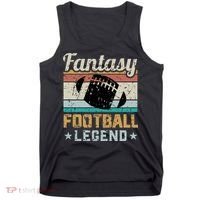 Fantasy Football Legend Retro Style Tank Top thumb 0