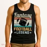 Fantasy Football Legend Retro Style Tank Top thumb 3