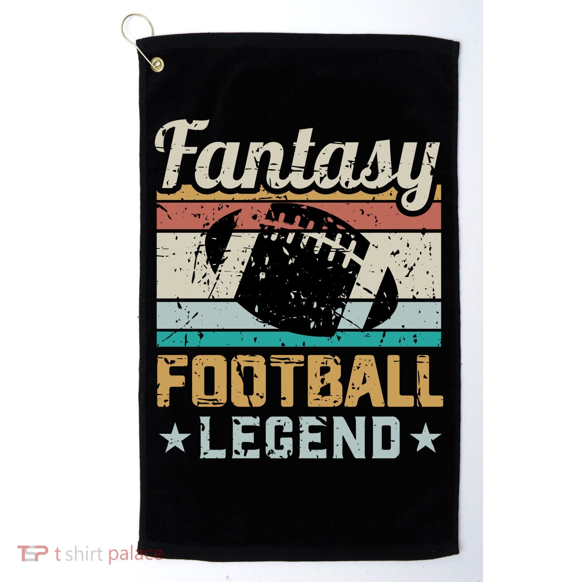 Fantasy Football Legend Retro Style Golf Towel