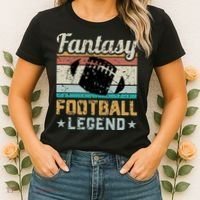 Fantasy Football Legend Retro Style Women's T-Shirt thumb 2