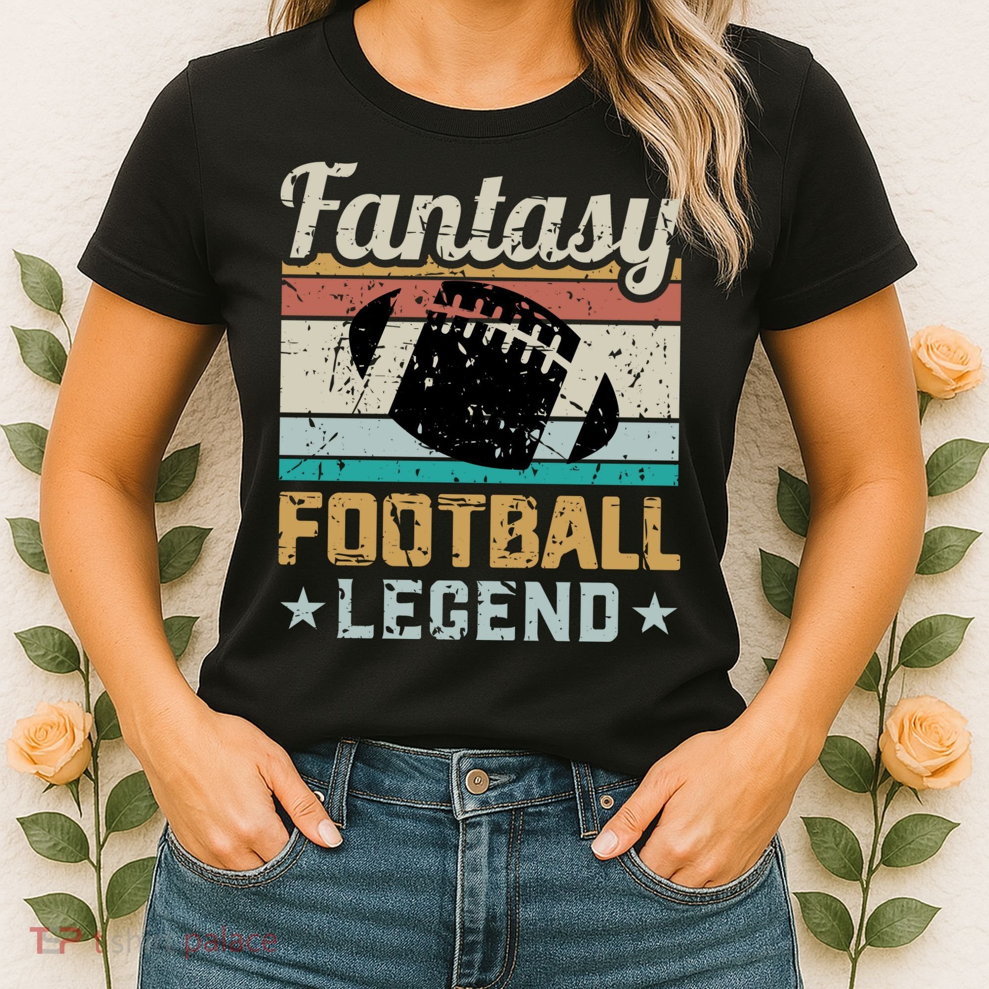 Fantasy Football Legend Retro Style Women's T-Shirt