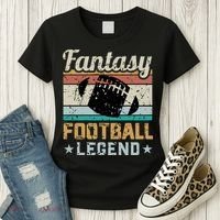 Fantasy Football Legend Retro Style Women's T-Shirt thumb 3