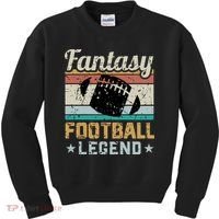 Fantasy Football Legend Retro Style Kids Sweatshirt thumb 0