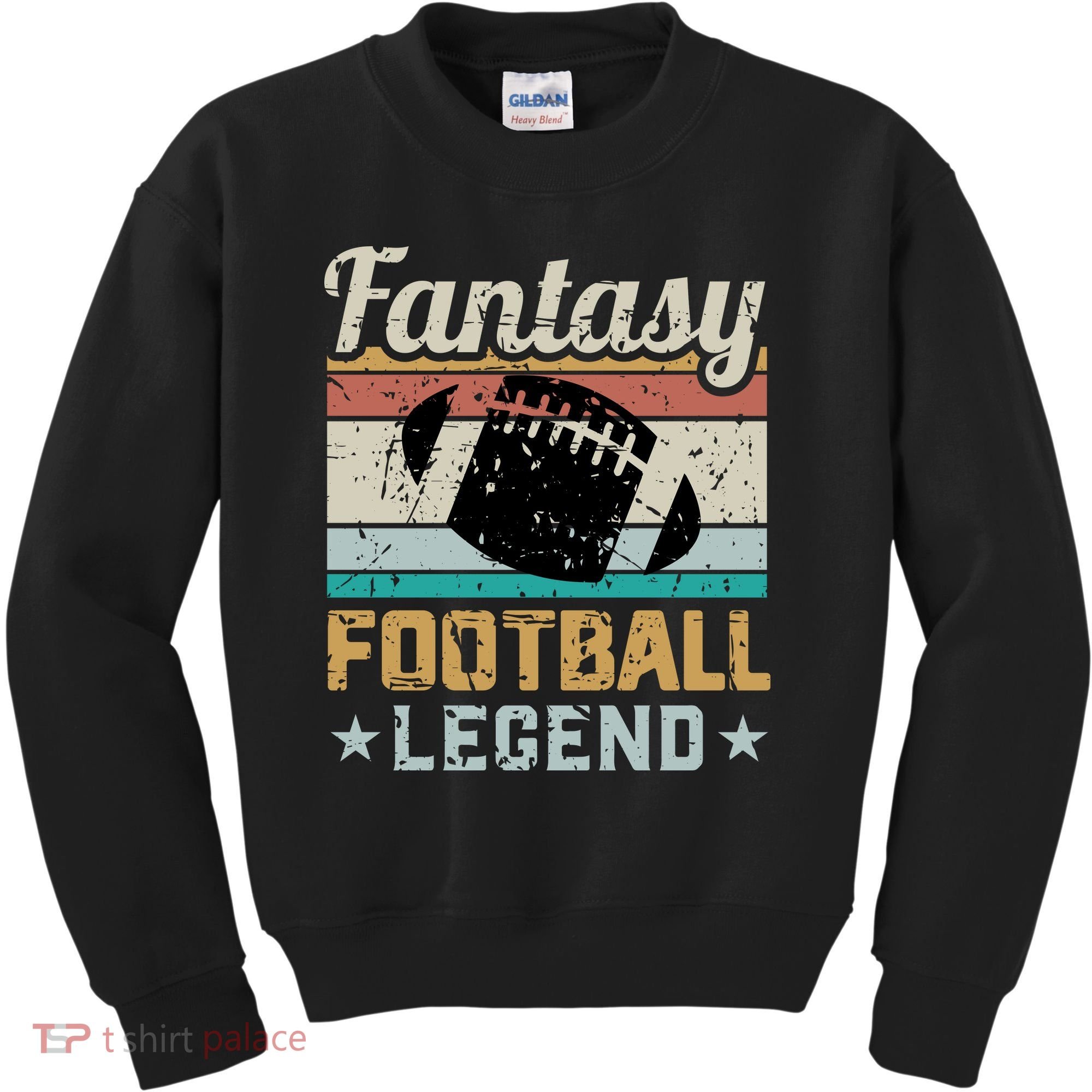 Fantasy Football Legend Retro Style Kids Sweatshirt