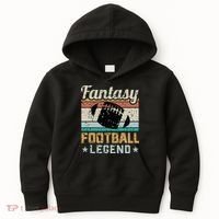 Fantasy Football Legend Retro Style Kids Hoodie thumb 0
