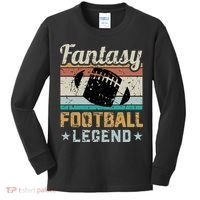 Fantasy Football Legend Retro Style Kids Long Sleeve Shirt thumb 0