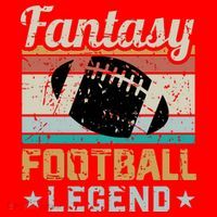 Fantasy Football Legend Retro Style Santa Hat thumb 1