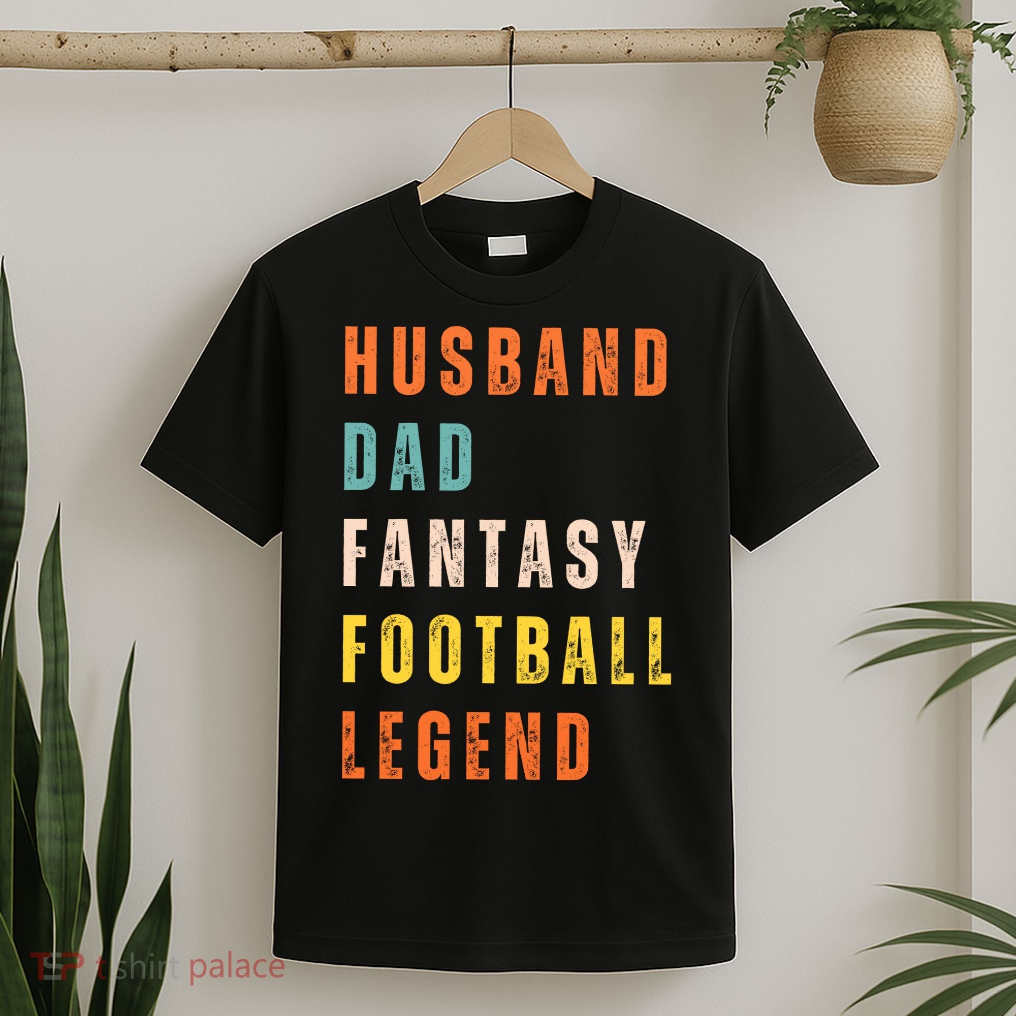 Fantasy Football Legend Gift For Dad Husband T-Shirt