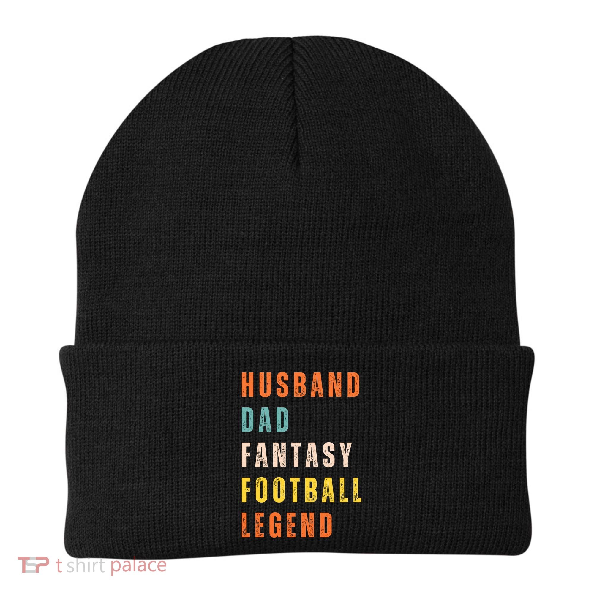 Fantasy Football Legend Gift For Dad Husband Beanie