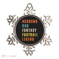 Fantasy Football Legend Gift For Dad Husband Ornament thumb 0