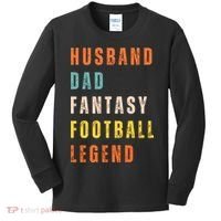 Fantasy Football Legend Gift For Dad Husband Kids Long Sleeve Shirt thumb 0