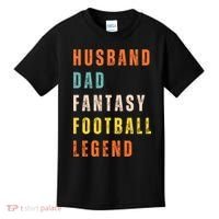 Fantasy Football Legend Gift For Dad Husband Kids T-Shirt thumb 0