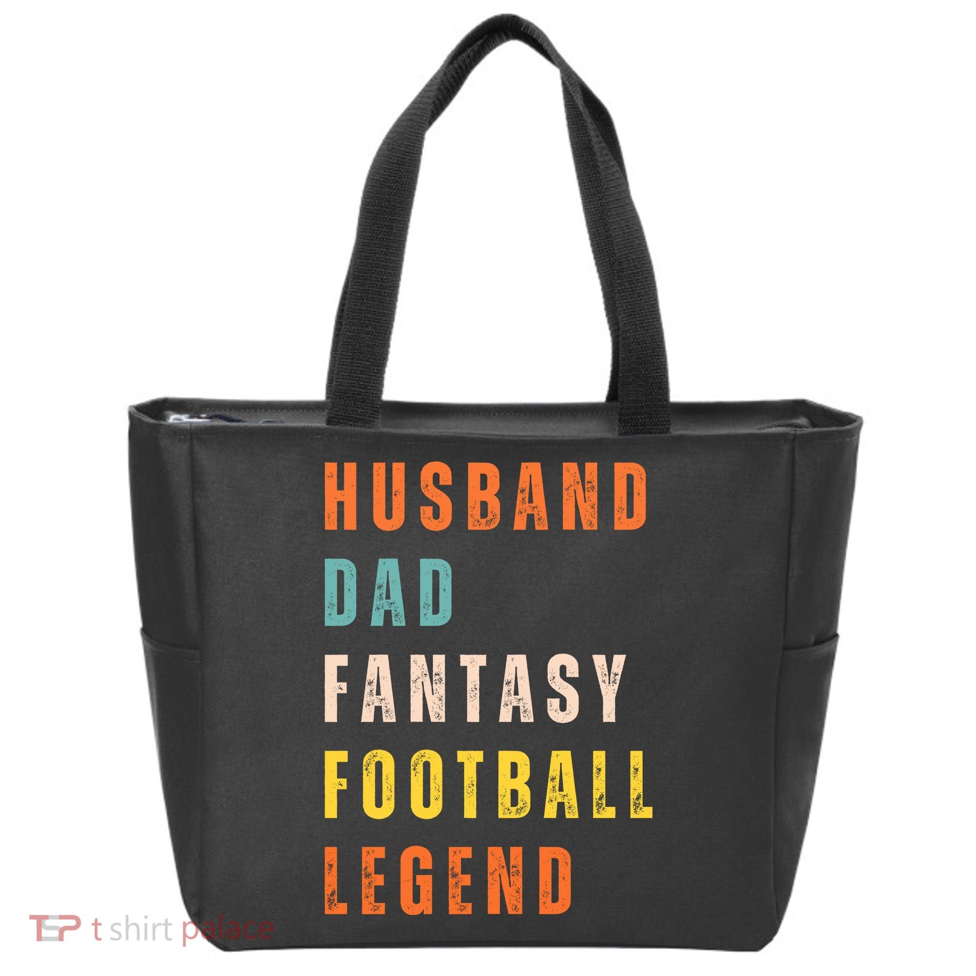 Fantasy Football Legend Gift For Dad Husband Tote Bag