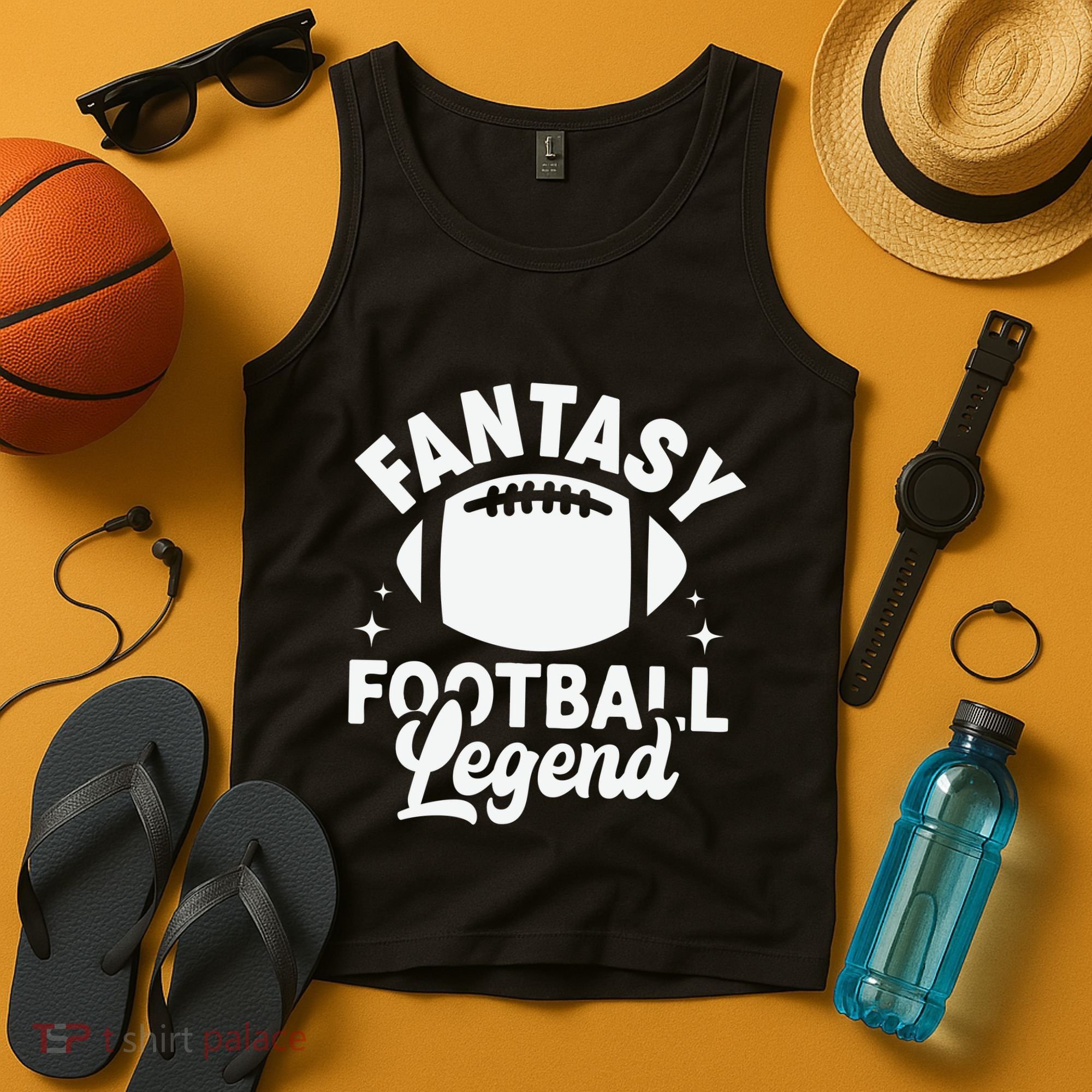 Fantasy Football Legend Sporty Graphic Tank Top