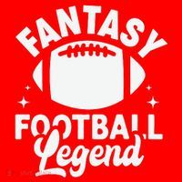 Fantasy Football Legend Sporty Graphic Santa Hat thumb 1