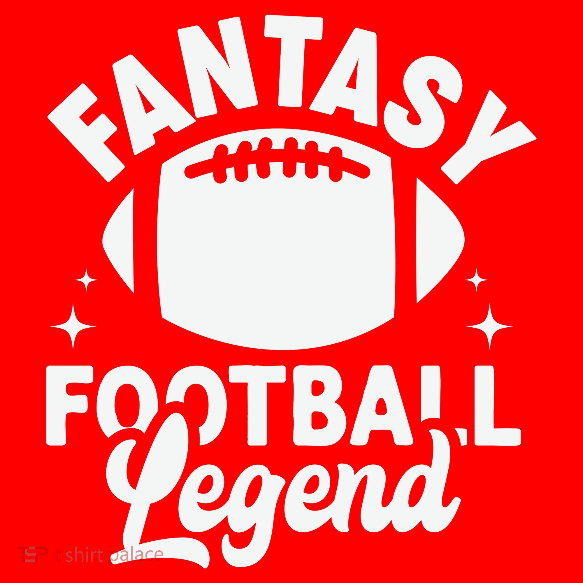 Fantasy Football Legend Sporty Graphic Santa Hat