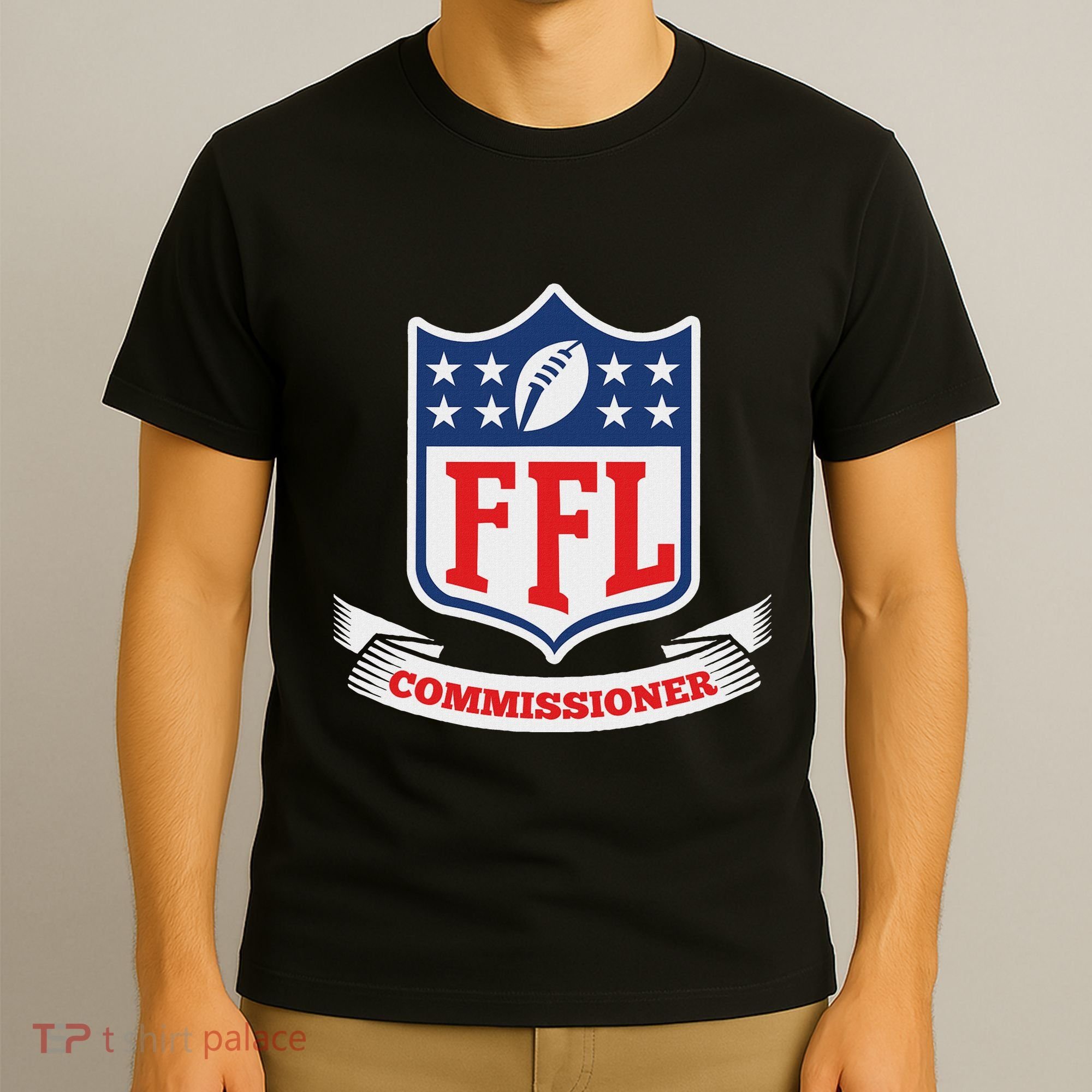 Fantasy Football League Commissioner Ffl Commish T-Shirt