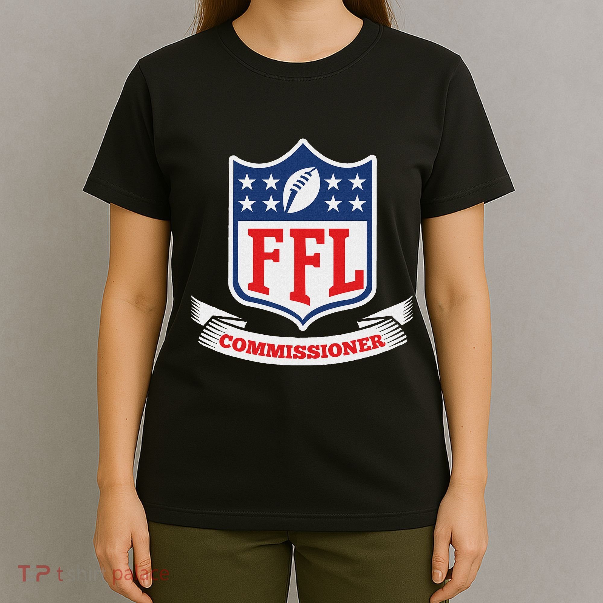Fantasy Football League Commissioner Ffl Commish T-Shirt