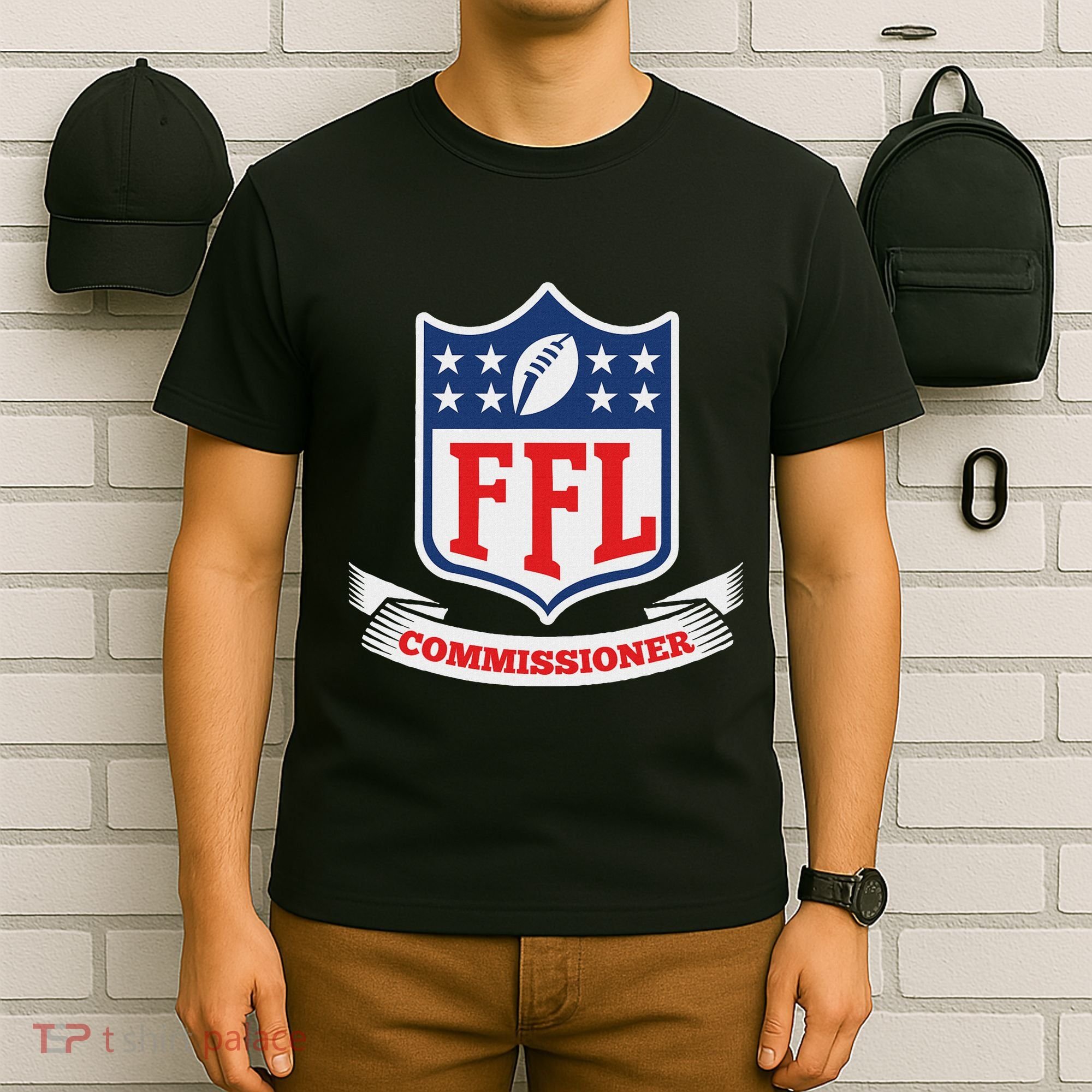 Fantasy Football League Commissioner Ffl Commish T-Shirt