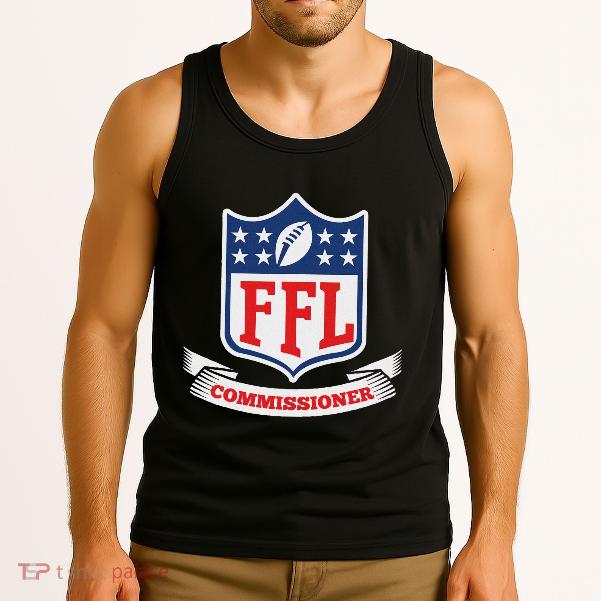 Fantasy Football League Commissioner Ffl Commish Tank Top