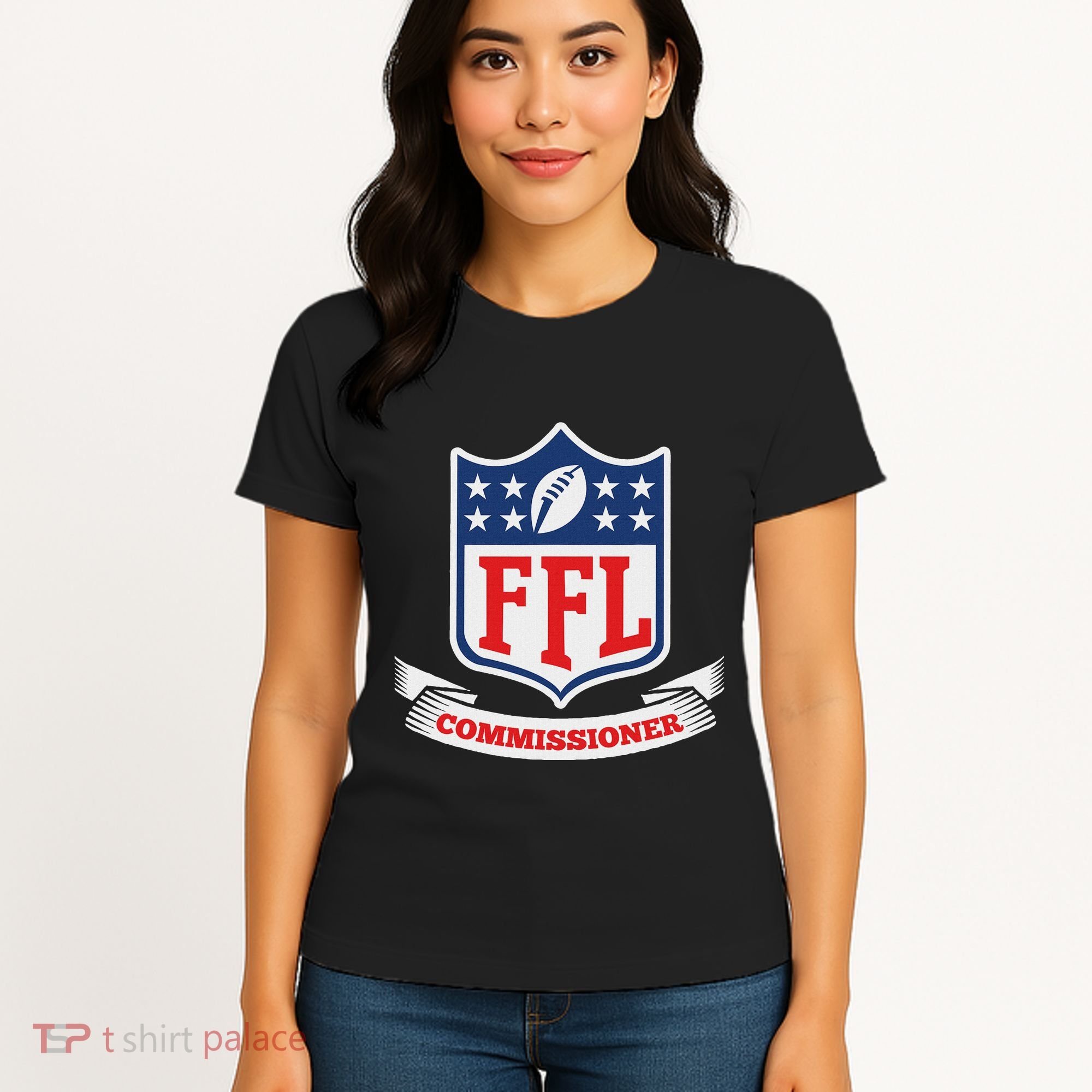 Fantasy Football League Commissioner Ffl Commish Women's T-Shirt