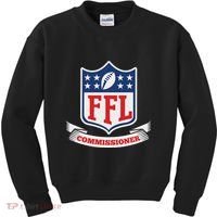 Fantasy Football League Commissioner Ffl Commish Kids Sweatshirt thumb 0