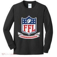 Fantasy Football League Commissioner Ffl Commish Kids Long Sleeve Shirt thumb 0