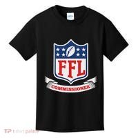 Fantasy Football League Commissioner Ffl Commish Kids T-Shirt thumb 0