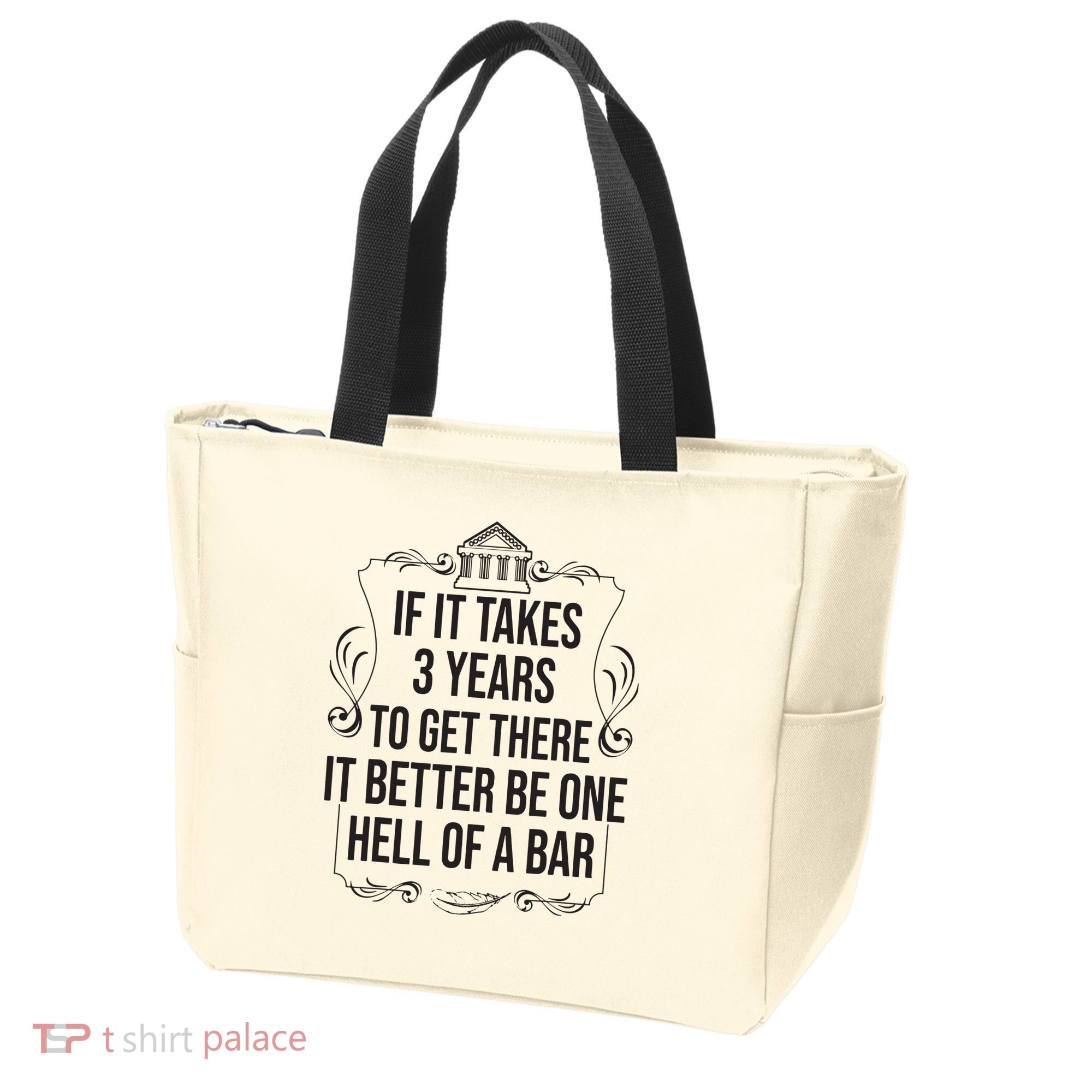 Funny Future Lawyer Student Gift Cute Law School Bar Exam Tote Bag