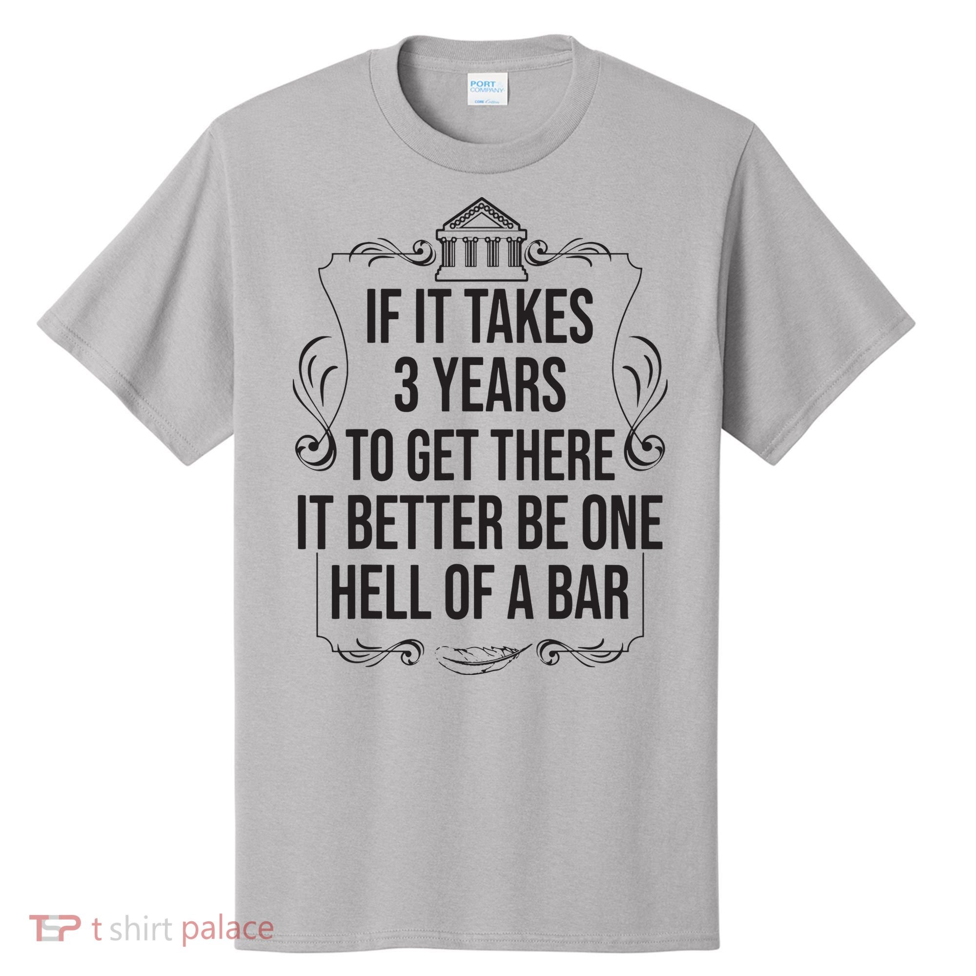 Funny Future Lawyer Student Gift Cute Law School Bar Exam T-Shirt