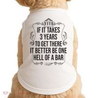 Funny Future Lawyer Student Gift Cute Law School Bar Exam Doggie Tank thumb 0