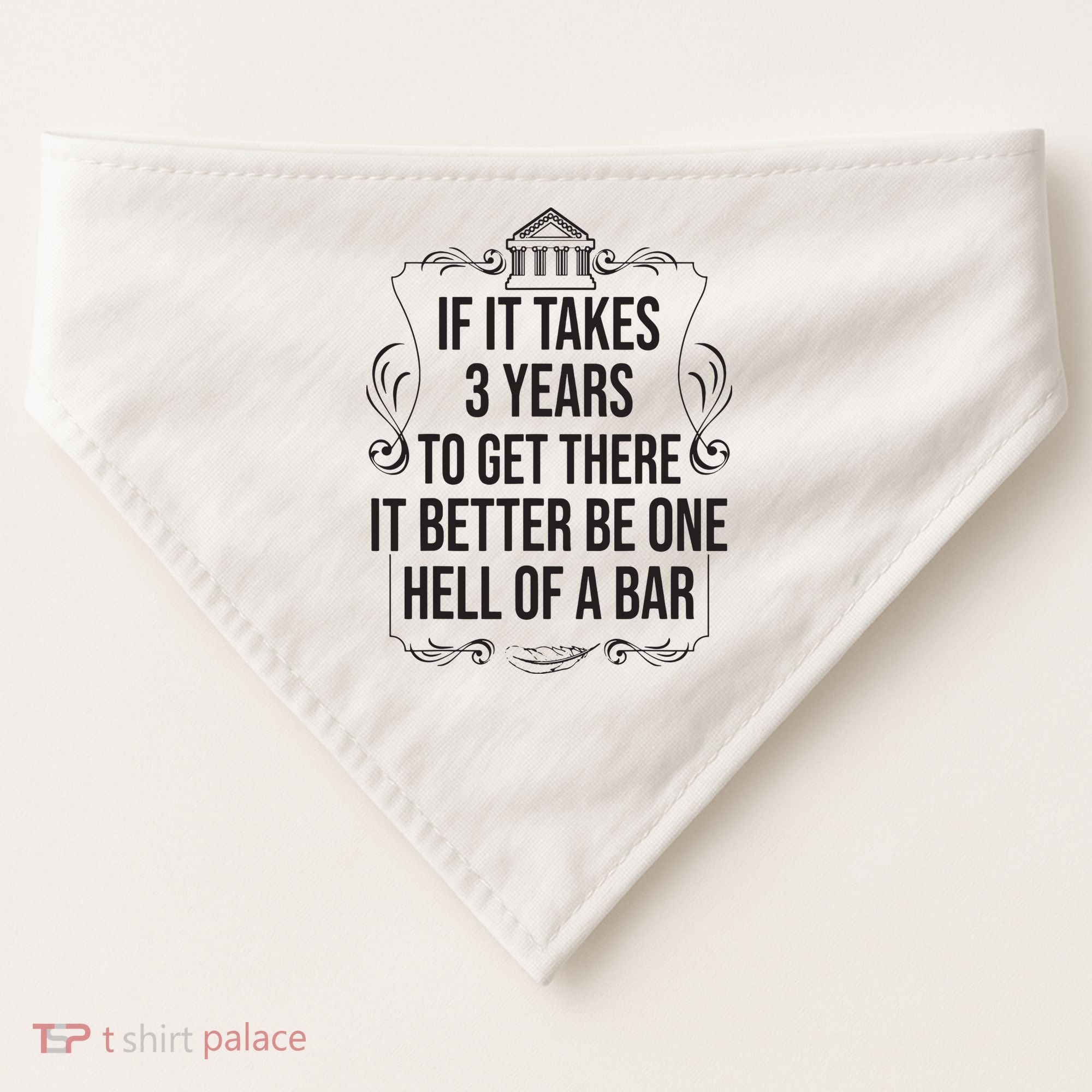 Funny Future Lawyer Student Gift Cute Law School Bar Exam USA-Made Doggie Bandana