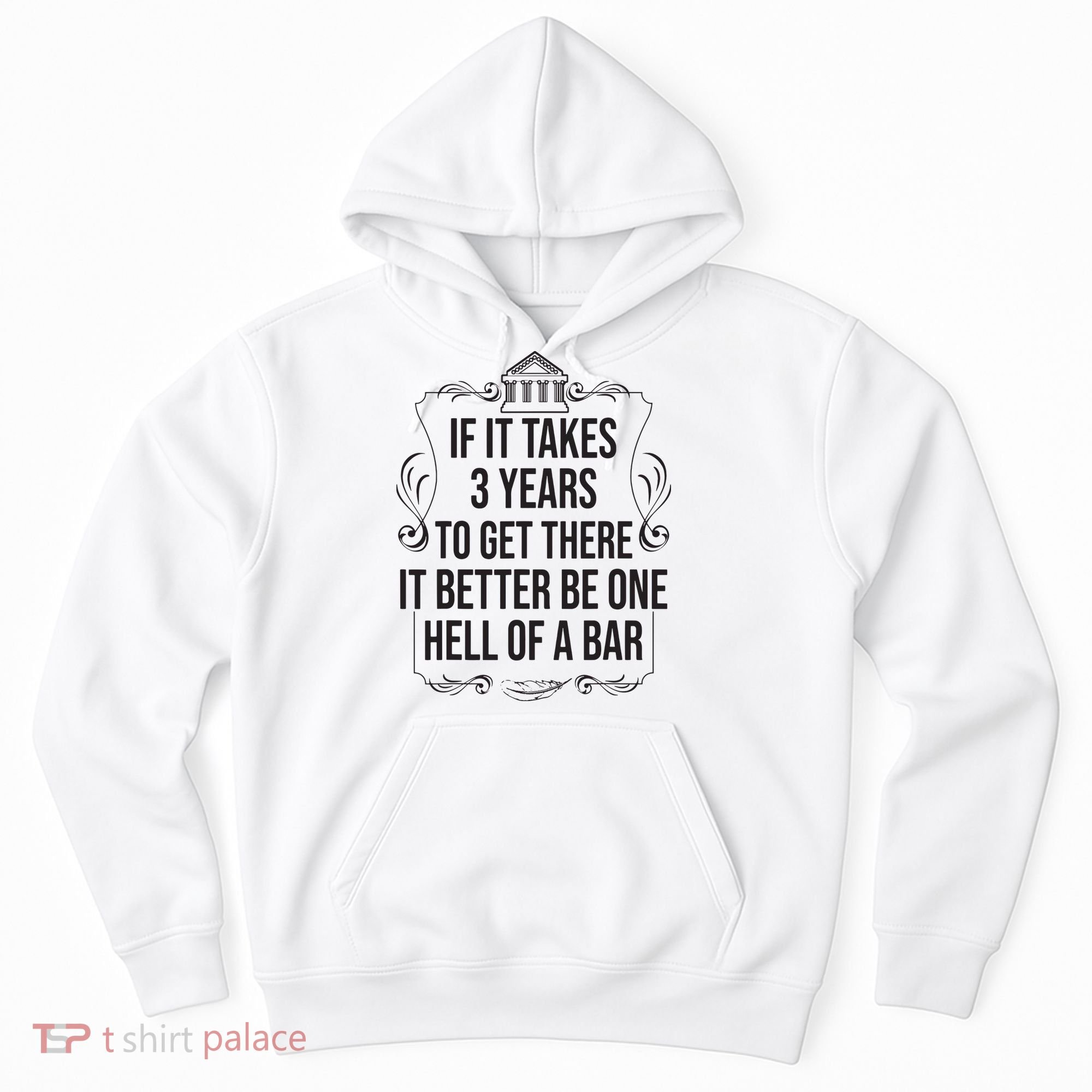 Funny Future Lawyer Student Gift Cute Law School Bar Exam Hoodie