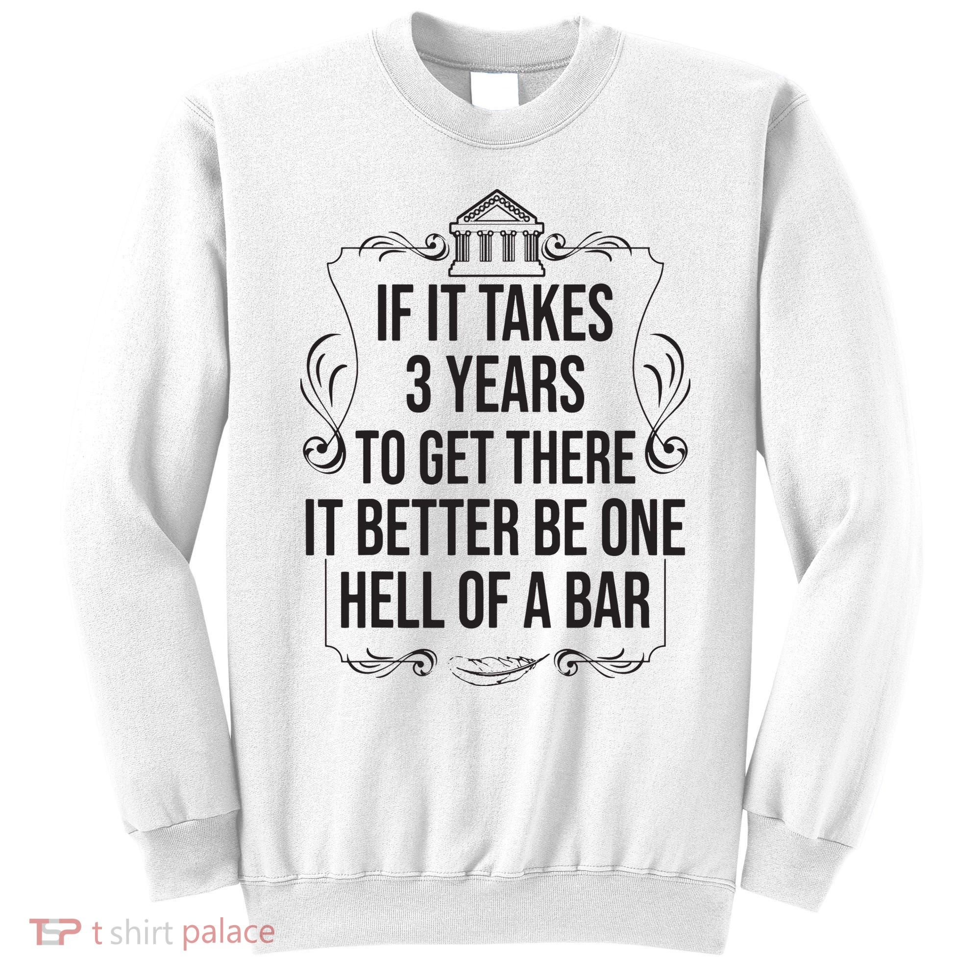 Funny Future Lawyer Student Gift Cute Law School Bar Exam Sweatshirt